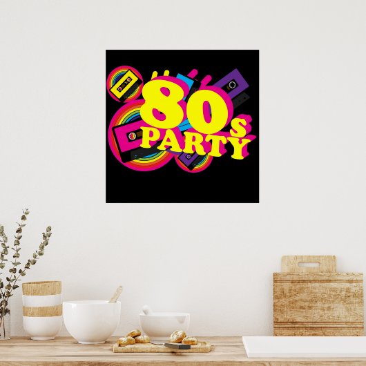 80sパーティー ポスター (キッチン)