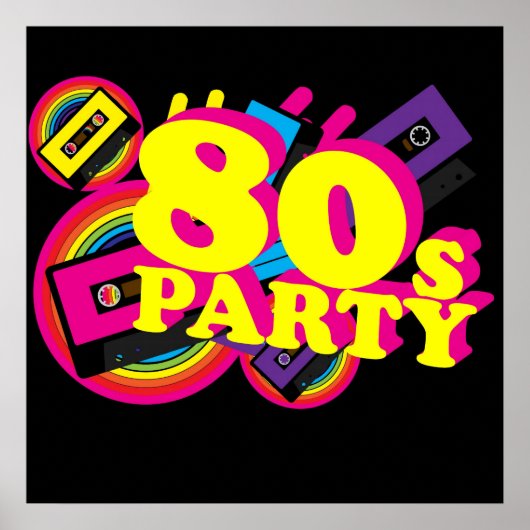 80sパーティー ポスター (正面)