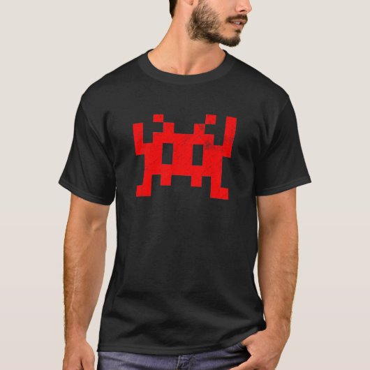 80sビデオゲームヴィンテージレトロアーケード tシャツ (正面)