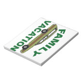 80sファミリーバケーション ノートパッド (回転)