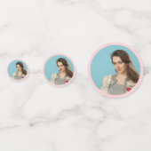 80sフラッシュバックヴィンテージレトロ誕生日パーティピンク コンフェッティ (正面)