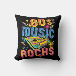 80sミュージックロック1980sロック クッション