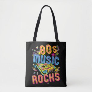 80sミュージックロック1980sロック トートバッグ