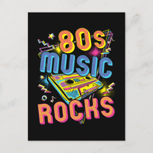 80sミュージックロック1980sロック ポストカード