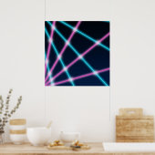 80sレクールーザースクールポートレート背景 ポスター (キッチン)