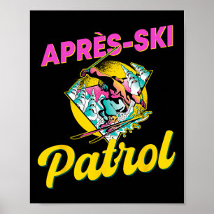 80sレトロアプレーススキーパトロール衣服90sスキー ポスター