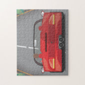 80sレトロアーケードレース ジグソーパズル (縦)