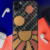 80sレトロカラフルサンセットスタイリッシュ美学 Case-Mate iPhoneケース