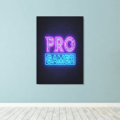 80sレトロゲーマー キャンバスプリント (インサイチュ (ウッドフロア))