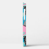 80sレトロニューウェーブパターンiPhone / iPadケース Case-Mate iPhoneケース (裏面 / 左)