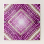 80sレトロ: 3D Sci-Fi背景。 ジグソーパズル (横)