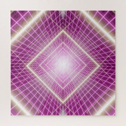 80sレトロ: 3D Sci-Fi背景。 ジグソーパズル (縦)