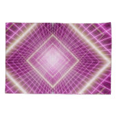 80sレトロ: 3D Sci-Fi背景。 枕カバー (裏面)