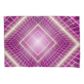 80sレトロ: 3D Sci-Fi背景。 枕カバー (正面)