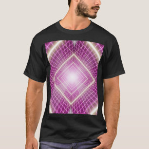 80sレトロ: 3D Sci-Fi背景。 Tシャツ