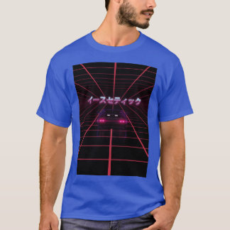 80sレトロVAPORWAVE逆波合成波 Tシャツ