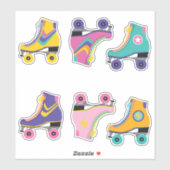 80sローラースケート シール (シート)