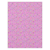 80sヴィンテージプリント（ピンク） テーブルクロス (正面)