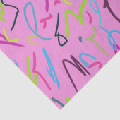 80sヴィンテージプリント（ピンク） 薄葉紙 (詳細)