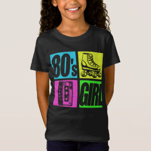 80s女の子1980sファッション80テーマパーティー80 tシャツ