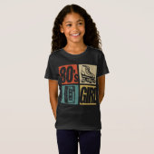 80s女の子1980sファッション80テーマパーティー80 tシャツ (正面フル)