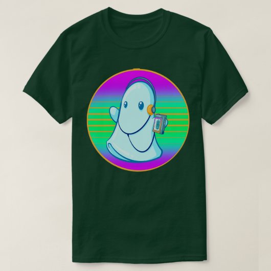 80s幽霊 tシャツ (デザイン正面)
