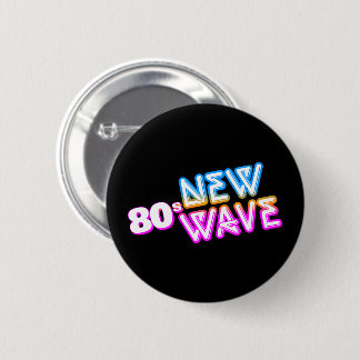 80s新しいWave Pinbackボタン 缶バッジ