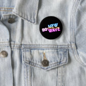 80s新しいWave Pinbackボタン 缶バッジ (インサイチュ)