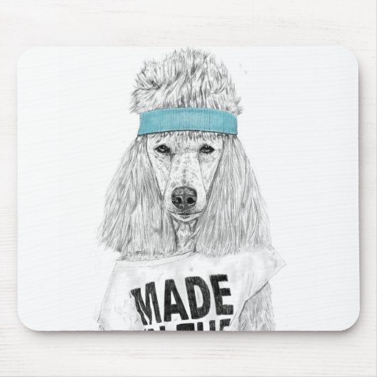 80s犬 マウスパッド (正面)