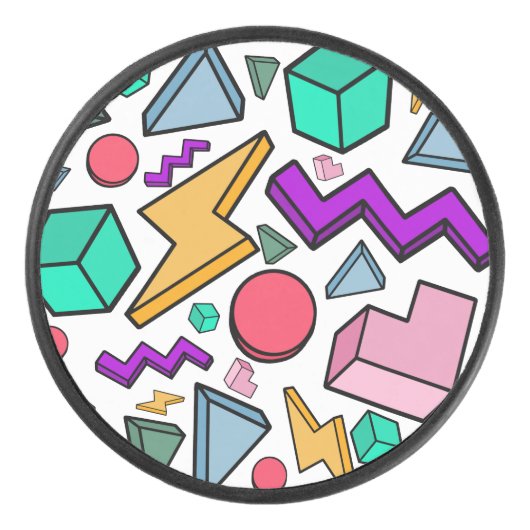 80s美的ヴィンテージレトロ アイスホッケーパック (正面)