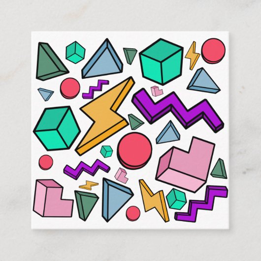 80s美的ヴィンテージレトロ エンクロージャーカード (正面)