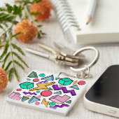 80s美的ヴィンテージレトロ キーホルダー (正面右)