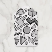 80s美的ヴィンテージレトロ ギフトタグ (裏面)