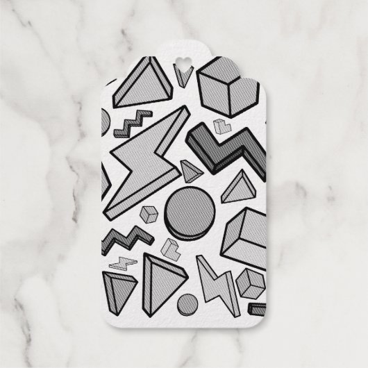 80s美的ヴィンテージレトロ ギフトタグ (裏面)