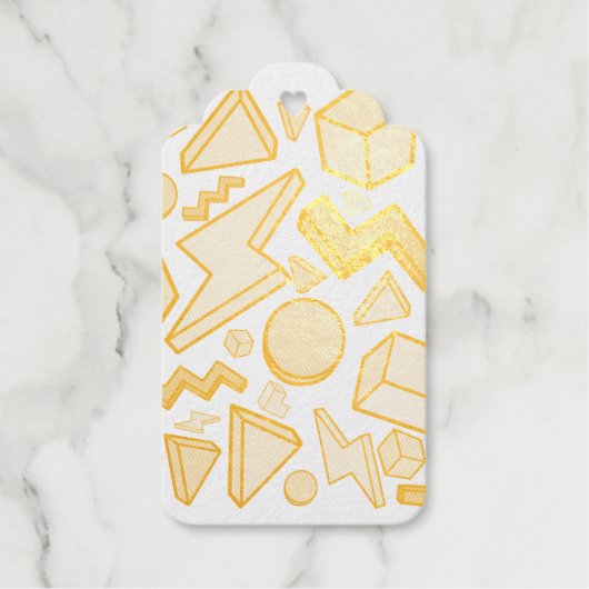 80s美的ヴィンテージレトロ ギフトタグ (正面)