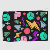 80s美的ヴィンテージレトロ ゴルフタオル (横)