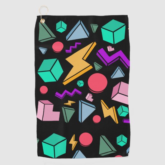 80s美的ヴィンテージレトロ ゴルフタオル (正面)