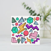 80s美的ヴィンテージレトロ サンキューカード (スタンド正面)