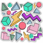 80s美的ヴィンテージレトロ シール (正面)