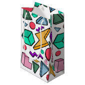 80s美的ヴィンテージレトロ スモールペーパーバッグ (正面アングル)