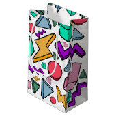 80s美的ヴィンテージレトロ スモールペーパーバッグ (裏面アングル)