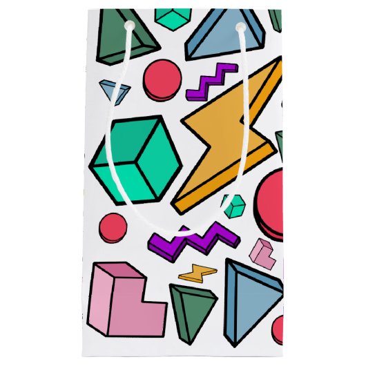 80s美的ヴィンテージレトロ スモールペーパーバッグ (正面)