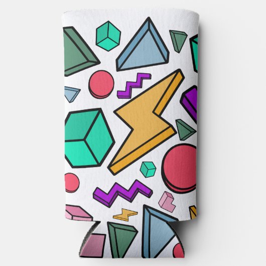 80s美的ヴィンテージレトロ スリム缶クーラー (正面)