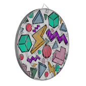 80s美的ヴィンテージレトロ ダーツボード (正面左)