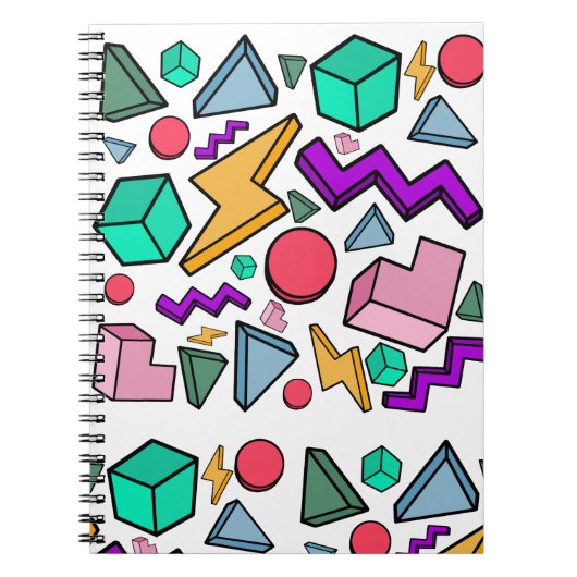 80s美的ヴィンテージレトロ ノートブック (正面)