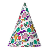 80s美的ヴィンテージレトロ パーティーハット (左)