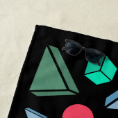 80s美的ヴィンテージレトロ ビーチタオル (インサイチュ)