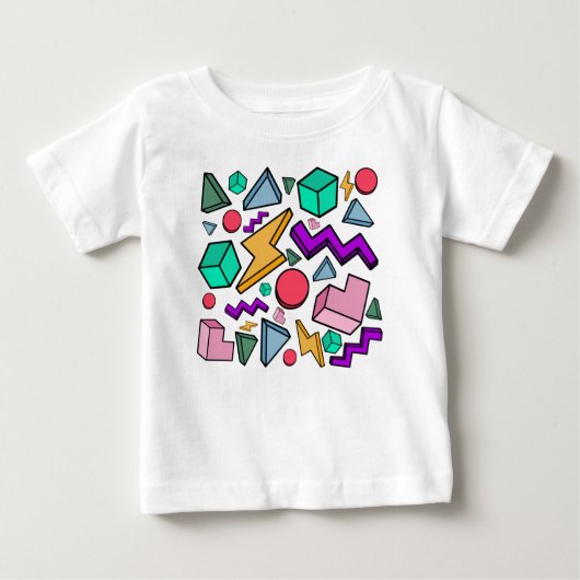 80s美的ヴィンテージレトロ ベビーTシャツ (正面)