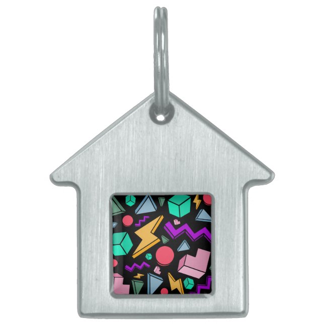 80s美的ヴィンテージレトロ ペットネームタグ (正面)