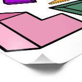 80s美的ヴィンテージレトロ ポスター (コーナー)